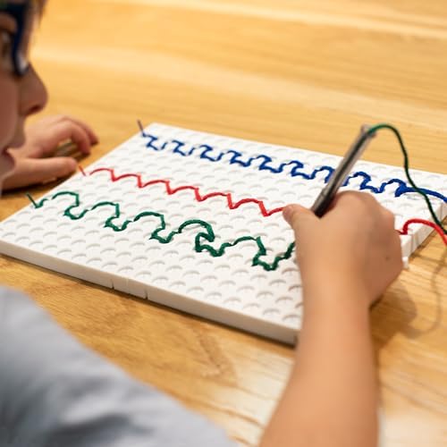SPARK & WOW Calm Down Threading Boards | Set of 2 | Sensory Board for Calming Corner | Social Emotional Learning Activities | Occupational Therapy Toys