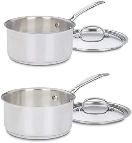 Cuisinart Stainless 3-Quart Saucepan and Stainless 2-Quart Saucepan Bundle
