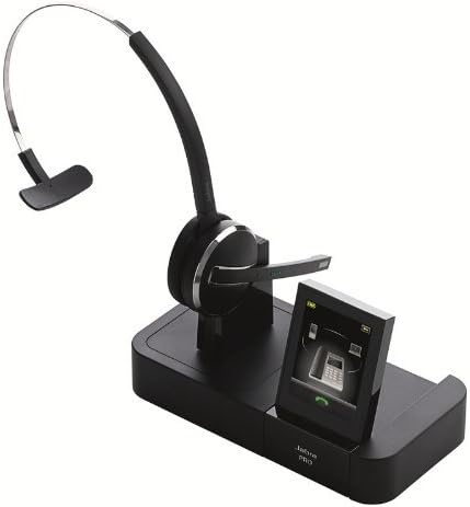 Jabra PRO 9470 Mono Wireless Headset with Touchscreen for Deskphone, Softphone & Mobile Phone (Certified Refurbished)