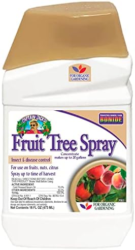 Bonide Captain Jack's Fruit Tree Spray, 16 oz Concentrate, Insect & Disease Control Spray for Organic Gardening