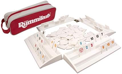 Rummikub - The Complete Original Game With Full-Size Racks and Tiles in a Durable Canvas Storage/Travel Case by Pressman - Amazon Exclusive