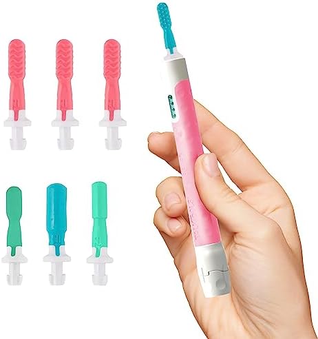 TalkTools Sensi Kit & 7 Jaw Tips - Sensory Therapy Tool for Speech and Feeding, Autism Sensory Products, ADHD Tools, Speech Therapy Gifts for Autism Children (Pink)