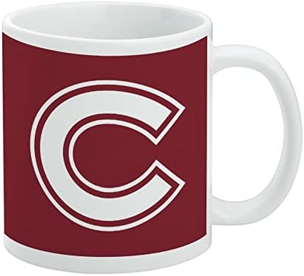 Colgate University Primary Logo Ceramic Coffee Mug, Novelty Gift Mugs for Coffee, Tea and Hot Drinks, 11oz, White