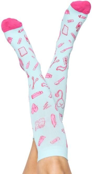 Compression Socks for Women & Men Circulation - 15-20 mmHg Compression Socks - Best Support for Nurses, Running, Athletic