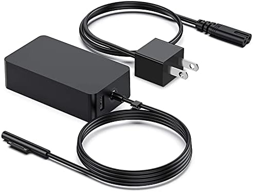 TREE.NB Laptop Surface Pro Charger 15V 2.58A 44W Power Supply for Microsoft Surface Book Surface Pro 8/7/6/5/4/3 Laptop 1/2/3 Surface Go 1/2 & Surface Book (Not Compatible Surface 3)