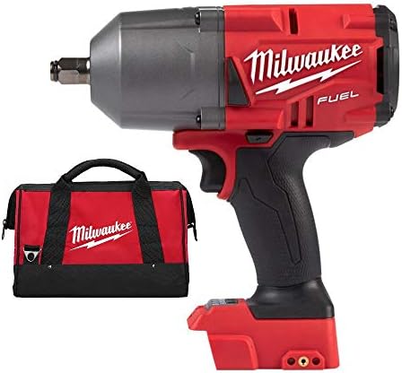 Milwaukee M18 Fuel High Torque 1/2" Impact Wrench with Friction Ring & Bag Bundle (2 Items)