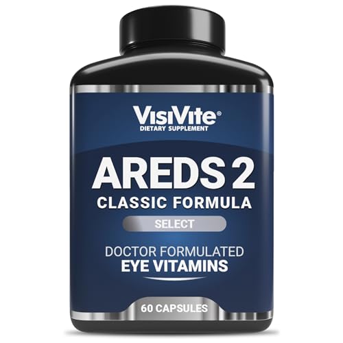 AREDS 2 Select Eye Vitamins for Macular Support - Vitamins for Eyes with Zeaxanthin Plus Lutein Macular Supplement - Premium Macular Health Formula - Eye Supplements for Adults - 60 Capsules