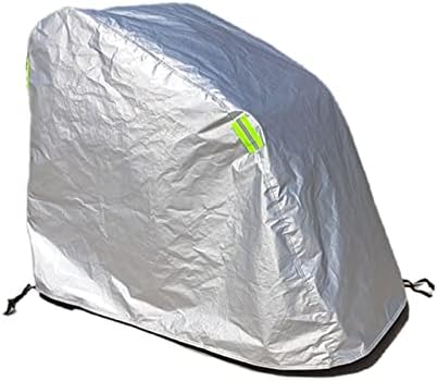 Wheelchair Cover Waterproof Thickened Velvet Lining,Outdoor Mobility Scooter Covers,Travel Storage Power Electric Wheelchair Accessories with Free Carrying Bag (Black)