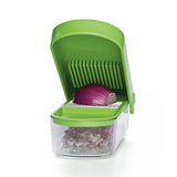 Progressive International GOC-310 Onion Chopper Green/White, Standard