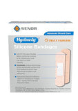 Hysimedy Silicone Bandages for Sensitive Skin - 3/4" x 3" (60 Counts) One Small Size - Latex Free Flexible Fabric Painless Removal Hypoallergenic Bandages for Wound Care