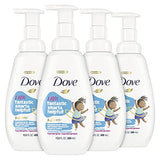 Dove Foaming Body Wash For Kids Cotton Candy Hypoallergenic Skin Care, 13.5 Fl Oz, Pack of 4