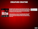 MTS Nutrition Creapure Creatine Powder - Muscle Growth & Recovery Supplement - 80 Servings Unflavored