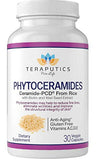 Phytoceramides Ceramide-PCD® Made From Rice - w/ Biotin and Kiwi Seed - Non GMO Gluten Free Hair Skin and Nails Vitamin, Reduce Fine Lines & Wrinkles, Strengthen Hair & Nails, 30 Veggie Capsules