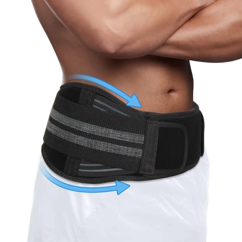 Powerful Sacroiliac Belt for Women and Men, Compression SI Joint Belt for Sciatica Nerve Relief, Hip Brace with Anti-Slip Design, Sacroiliac Hip Brace for Pelvic, Trochanteric Bursitis, Sacrum Pain
