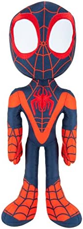 Marvel Spidey and his Amazing Friends My Friend Miles Talking Plush - 16-Inch Miles Morales with Sounds - Toys Featuring Your Friendly Neighborhood Spideys