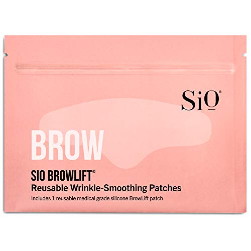 SiO Beauty BrowLift Forehead Anti-Wrinkle Patch - Rapid Overnight Reusable Silicone Patch to Reduce Furrows, Expression Lines, and Creases