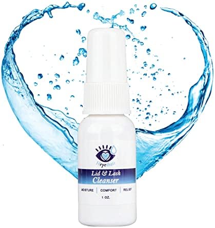 Heyedrate Lid and Lash Cleanser Spray – Gentle, Pure Hypochlorous Acid Spray for Eye Irritation - Fast Acting, Soothing Formula - Everyday Eyelid Cleansing Spray - 1 Ounce Bottle
