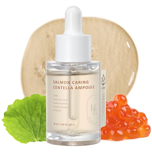 Salmon Caring Centella Ampoule - Salmon PDRN, Salmon Egg Extract, Centella, Madecassoside, Calming, Soothing, Restore and Rejuvenate Damaged Skin, Low Irritation, Korean Skincare