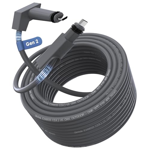 Starlink Cable Gen 2 50FT 33FT 75FT 100FT 150FT, CMX CMR Rated 26AWG Starlink Replacement Cable 1200Mbps, Starlink Extension Ethernet Cable