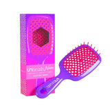 FHI HEAT UNbrush Wet & Dry Vented Detangling Hair Brush, Electric Berry Purple