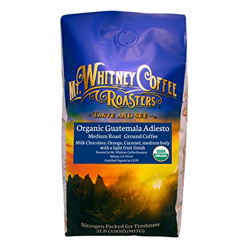 Mt. Whitney Guatemala Adiesto Cooperative Organic Low Acid Coffee (Ground, 2 lb)