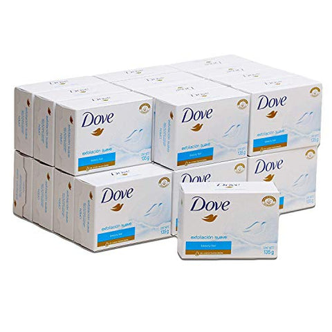 Dove, Beauty Bar Soap, Gentle Exfoliating Mositurizing Clean Body- 4.75oz ( Pack of 24)