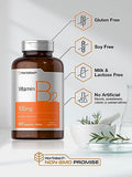 Horbäach Vitamin B-2 100mg | 400 Tablets | Vegetarian, Non-GMO & Gluten Free Supplement | Vitamin B2 Riboflavin