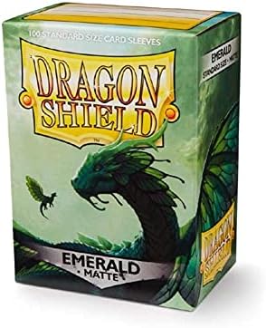 Dragon Shield Matte Emerald Standard Size 100 ct Card Sleeves Individual Pack