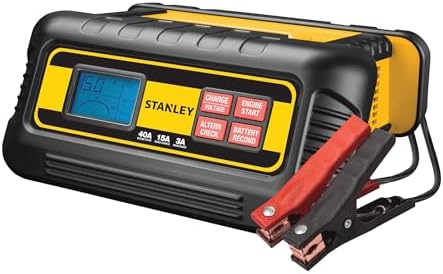STANLEY BC40BS 40 Amp High Frequency Battery Charger with Engine Start and Patented Voltage and Alternator Check