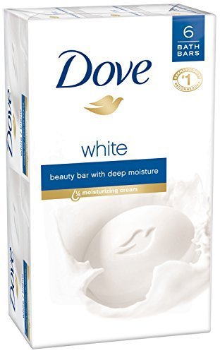 Dove Beauty Bar, White, 4 Ounce 6 Bar