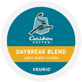 Caribou Coffee Daybreak Blend Keurig Single-Serve K-Cup Pod, Light Roast Coffee, 60 Count (6 Packs of 10)