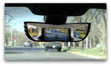 Angel View Wide-Angle Rearview Mirror, As Seen On TV Black Convex Car Mirror Installs in Seconds and Fits Most Cars, SUVs & Trucks, Holiday Gift