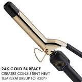 Hot Tools Pro Artist 24K Gold Curling Iron | Long Lasting, Defined Curls (1 in)