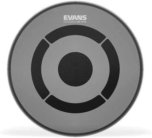 Evans Drum Heads - dB One Drum Head - Reduces Volume - Balanced, True-to-Kit Tones - 13 inch