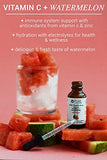 Pure Inventions Antioxidant Vitamin C + Electrolytes - Watermelon Flavored - Water Infusion Drops - No Sugar, Calories, or Artificial Sweeteners - 30 Servings - 1oz Each