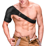 Shoulder Brace for Men and Women Recovery Shoulder. Adjustable Shoulder Support for Rotator Cuff, AC Joint Pain Relief, Shoulder Injuries. Perfect Fit Shoulder Compression Sleeve (One Size Regular)