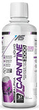 Alpha Supps - L-Carnitine 3000 mg Liquid | Stimulant-Free Amino Acid | 31 Servings (Grape Soda)