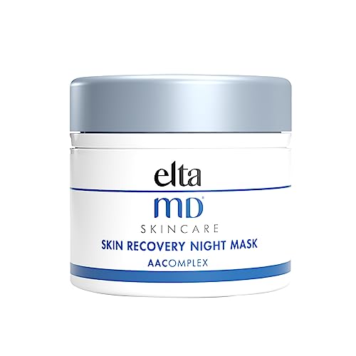 EltaMD Skin Recovery Overnight Face Mask, Moisturizer Cream Night Mask for Face & Neck, Safe for Sensitive Skin, 1.7 oz Jar