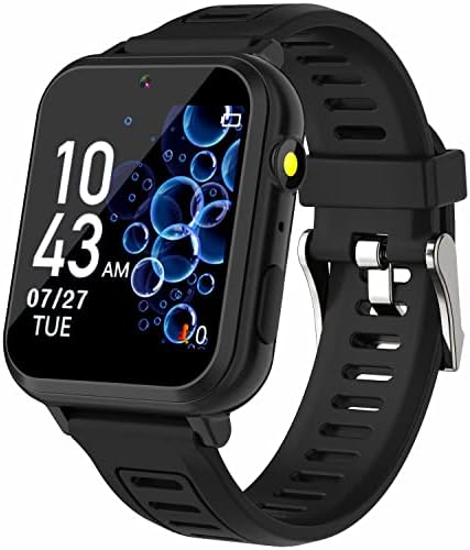 Smart Watch for Kids with 24 Puzzle Games HD Touch Screen Camera Music Player Pedometer Alarm Clock Calculator Flashlight 12/24 hr Kids Watches Gift for 4-12 Year Old Boys Toys for Kids