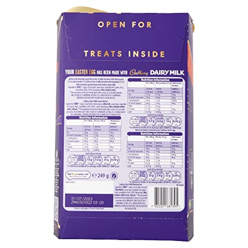 Cadbury Dairy Milk Fruit & Nut Easter Egg 249g