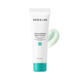 [SKIN&LAB] Tricicabarrier Relief Cream, Contains Heart Leaf, Cica and Tea Tree, After Sun Care Lotion for Sunburn, Korean Gel Moisturizer, Summer Skincare, 1.69 fl. oz.