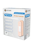 Hysimedy Silicone Bandages for Sensitive Skin - 3/4" x 3" (60 Counts) One Small Size - Latex Free Flexible Fabric Painless Removal Hypoallergenic Bandages for Wound Care