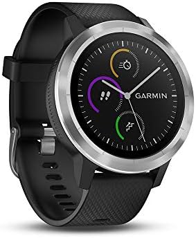 Smartwatch GARMIN Vivoactive 3 1,2in GPS Waterproof 5 ATM Glonass Black Stainless Steel (Renewed)