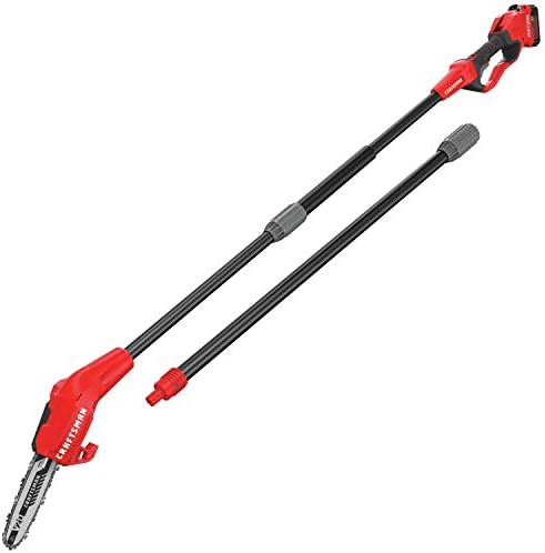 CRAFTSMAN V20 Pole Saw, Cordless, 14-Foot, 4.0Ah, Battery and Charger Included (CMCCSP20M1)