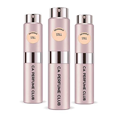 CA Perfume Impression of J. Lopez Still For Women Replica Version Fragrance Dupes Concentrated Long Lasting Eau de Parfum Spray Refillable Atomizer Bottle 0.27 Fl Oz-X3