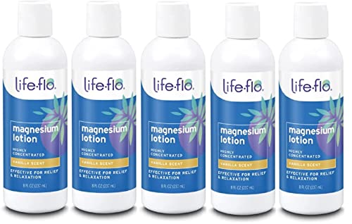 Life-Flo Magnesium Lotion - 8 oz (Pack of 5)