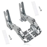 SPARES2GO Integrated Door Hinges Fits Hettich Type Fridge Freezer Set (Left & Right Hinges with Codes: 3306 3702 3307 3703 5.0 41.5)