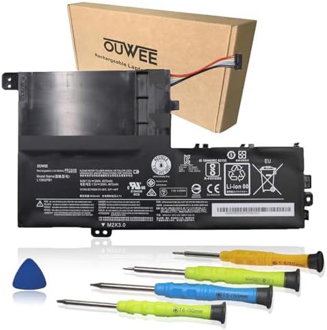 L15M2PB1 Laptop Battery Compatible With Lenovo Flex 5 1470 1570 IdeaPad 320S-14IKB 320S-15ABR 320S-15AST 320S-15IKB 320S-15ISK 520S-14IKB Yoga 520-14IKB Serie L15L2PB1 L15C2PB1 L15M3PB0(Shape-A)