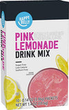 Amazon Brand - Happy Belly Pink Lemonade Drink Mix Singles, 1.4 Oz (Pack of 12)