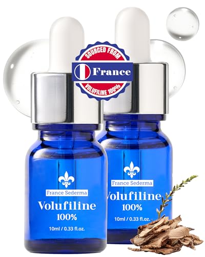 100% Volufiline Serum Skincare – Advanced Firming & Lifting Facial Ampoule from France Sederma, Intense Hydration & Skin Rejuvenation for Youthful, Perfect for Layering & DIY, 0.33 fl.oz (10ml) 2 Pack